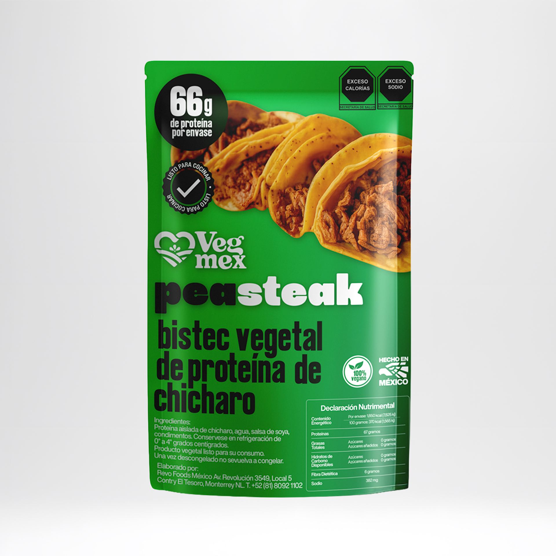 Peasteak Proteina de Chicharo Bolsa 80 gramos